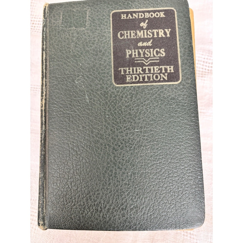Vintage Handbook of Chemistry and Physics - Thirtieth‎ Edition -1946
